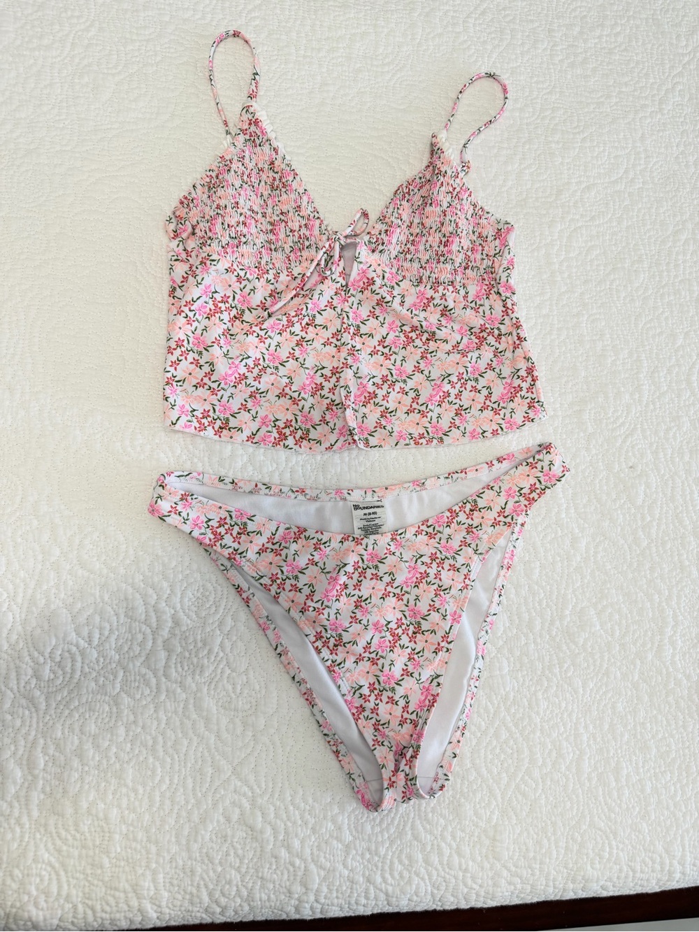 No Boundaries Pink Floral Women’s Bikini Set